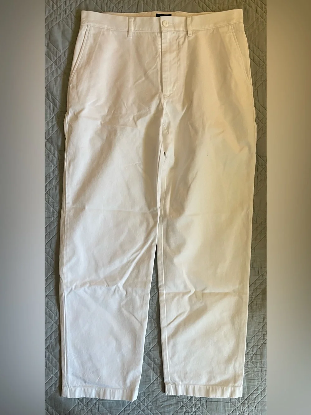 J. CREW Classic chino pant in White Size 32/32 NWT $98 BE611